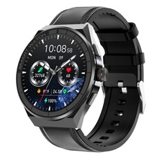 Montre connectée GENERIQUE Smartbluetooth montre BM01 bracelet en cuir noir sport santé 502