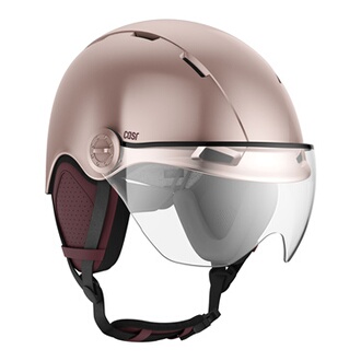 Casque vélo Casr Life Rose avec visière L CRHELMETLIFEPINKL