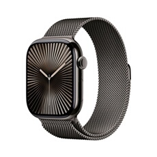 Apple Watch Series 10 GPS + Cellular 46mm Boîtier en Titane Ardoise avec Bracelet Milanais Ardoise - M/L Apple Watch Series 10 GPS + Cellular 46mm Boîtier en Titane Ardoise avec Bracelet Milanais Ardoise - M/L