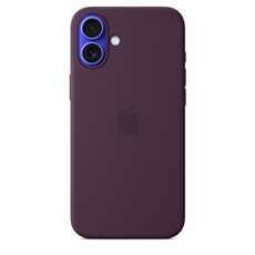 Coque en silicone avec MagSafe pour iPhone 16 Plus - Prune