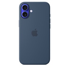 Coque en silicone avec MagSafe pour iPhone 16 Plus - Denim