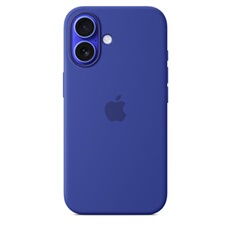 Coque en silicone avec MagSafe pour iPhone 16 - Outremer