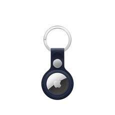 Porte-Clés En Tissage Fin Airtag Bleu Intense