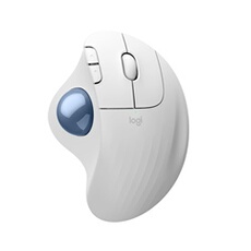 ERGO M575S trackball sans fil, ergonomique - Blanc cassé