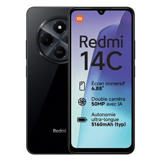 Xiaomi Redmi 14C 4G Smartphone 8Go 256Go Noir Débloqué Xiaomi Redmi 14C 4G Smartphone 8Go 256Go Noir Débloqué