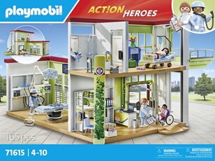 Action Heroes 71615 Hôpital aménagé avec toit végétal