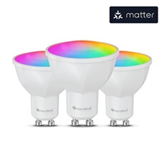 Pack de 3 Ampoules connectées Nanoleaf Essentials Matter GU10 - vue 2