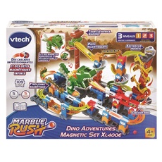 Construction circuit bille Marble Rush Dino adventures Magnetic Set XL400E