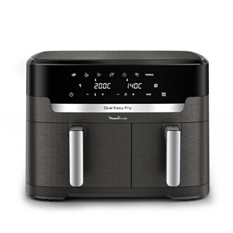 Moulinex Dual Easy Fry XXL Friteuse à Air 2 Tiroirs Moulinex Dual Easy Fry XXL Friteuse à Air 2 Tiroirs