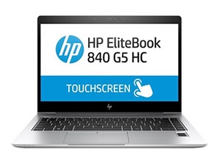 HP Elitebook 840 G5 Notebook - Healthcare Edition - Intel Core i5 - 8250U / Jusqu'À 3.4 Ghz - Win 10 Pro 64 Bits - UHD Graphics 620 - 8 Go Ram - 256 Go SSD Nvme, HP Value - 14" Ips Écran Tactile HP Sureview 1920 X 1080 (Full Hd) - Gigabit Ethernet - Wi-