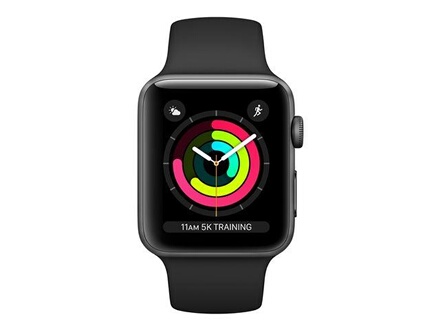 Montre connectée Apple Watch Series (GPS) 38 mm espace gris