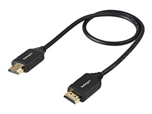 Câble HDMI grande vitesse haute qualité avec Ethernet de 50 cm - Cordon HDMI 4K 60 Hz - Câble HDMI 2.0 certifié (HDMM50CMP) - Câble HDMI avec