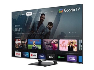 55C731 - Classe de diagonale 55" (54.6" visualisable) TV LCD rétro-éclairée par LED - QLED - Smart TV - Google TV - 4K UHD (2160p) 3840 x 2160 - HDR