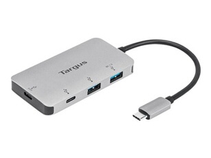 - Concentrateur (hub) - 2 x USB 3.2 Gen 1 + 1 x USB-C 3.2 Gen 1 + 1 x USB-C 3.2 Gen 1 (distribution d'alimentation) - de bureau