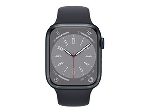 Apple watch Apple Watch Series 9 (GPS) - 41 mm - aluminium minuit - montre intelligente avec bande sport - fluoroélastomère - minuit - taille du bracelet : M/L - 64 Go