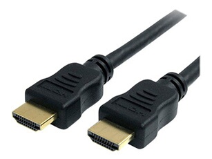 Câble HDMI haute vitesse Ultra HD 4K x 2K avec Ethernet de 1m - Cordon HDMI vers HDMI - Mâle / Mâle - Noir - Plaqués or - Câble HDMI avec Ethernet -