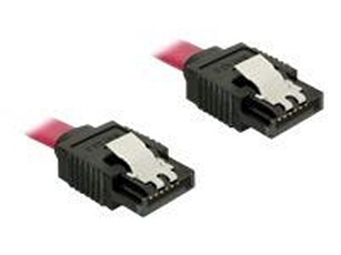 - Câble SATA - Serial ATA 150/300/600 - SATA (M) pour SATA (M) - 30 cm - collier de serrage - rouge - pour P/N: 89270, 89271