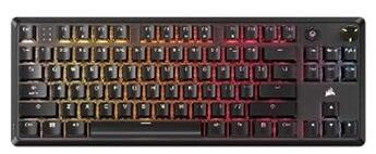 Clavier gaming mecanique CORSAIR K70 CORE TKL RGB - Switchs lineaires CORSAIR MLX Red v2 - Insonorisation - Molette rotative - Stockage embarque Clavier gaming mecanique CORSAIR K70 CORE TKL RGB - Switchs lineaires CORSAIR MLX Red v2 - Insonorisation - Molette rotative - Stockage embarque