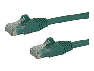 Câble Ethernet 10 m - RJ45 Cat6 - Câble réseau sans accroc - UTP - Cordon patch - Catégorie 6 - Vert - Cordon de raccordement - RJ-45 (M) pour RJ-45