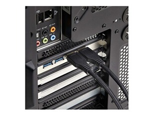Startech 4-Port USB-A PCIe Card, USB 3.2 5Gbps, 4x USB Controllers - Adaptateur USB - PCIe 2.0 x4 - USB 3.2 Gen 1 x 4 - noir - pour P/N: