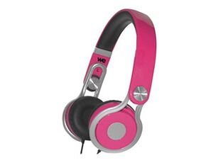 Casque audio GENERIQUE WE - Écouteurs - sur-oreille - filaire - jack 3,5mm - rose