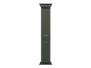 Boucle Trail vert pour Apple Watch 49 mm Titane Noir Taille S/M