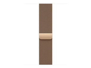 Boucle Milanaise pour Apple Watch 46 mm Or Taille S/M