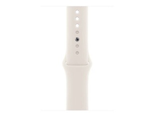 Bracelet Sport pour Apple Watch 46 mm Lumière stellaire Taille M/L