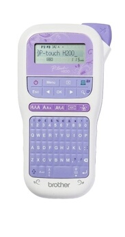 PT-H200 portable , rubans jusqu''a 12 mm de largeur, connectable sur secteur (option)