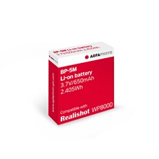 Batterie Agfaphoto pour Appareil photo Compact WP8000 650 mAh - vue 2