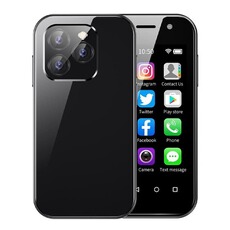 Smartphone YONIS Mini Smartphone Petite Taille 4G Dual SIM Android 9.0 Caméra 5MP Batterie 2000mAh Noir