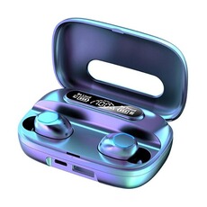 Ecouteurs YONIS Ecouteurs Bluetooth Sans Fil HIFI Batterie 2000mAh Réduction De Bruit Noir