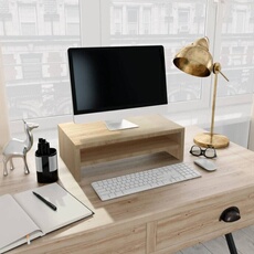 Vidaxl Support De Moniteur Chêne Sonoma 42X24x13 Cm Bois D'ingénierie