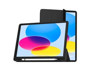 FOLIO SLIM SKIN POUR IPAD 11 A16 / 10TH GENERATIONNOIR