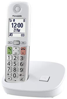Telephone fixe sans fil blanc