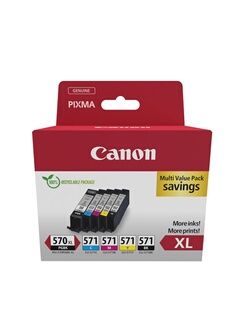 Pack Cartouche Canon Pixma PGI570XLCLI571 FNAC SEC - vue 2