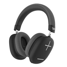 T'nB BOUNCE MAX - Ecouteurs avec micro - circum-aural - Bluetooth - sans fil, filaire - jack 3,5mm - isolation acoustique - noir