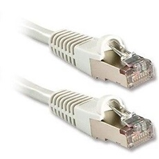 - Cordon de raccordement - RJ-45 (M) pour RJ-45 (M) - 0.5 m - SFTP, PiMF - CAT 6a - sans halogène, sans crochet - blanc