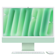24 écran retina 4,5K 256Go 16 Go RAM Puce M4 CPU 8 cours GPU 8 cours Vert