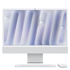 24 écran retina 4,5K 256Go 16 Go RAM Puce M4 CPU 10 cours GPU 10 cours Argent