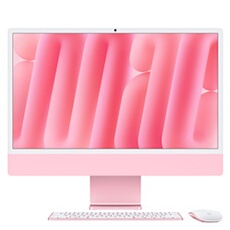 Apple 24" écran retina 4,5K 512Go SSD 24 Go RAM Puce M4 CPU 10 cours GPU 10 cours Rose