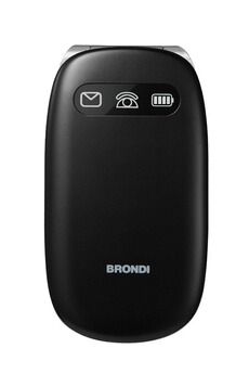 Smartphone Brondi Cellulaire Amico Comfort Matt Black DS ITA