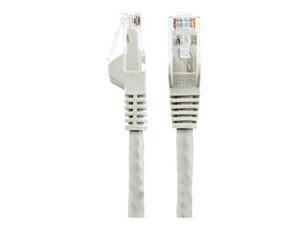 Câble Ethernet CAT6 10m - LSZH (Low Smoke Zero Halogen) - Cordon RJ45 UTP Anti-accrochage 10 GbE LAN - Câble Réseau Internet 650MHz 100W PoE - Gris -