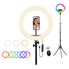 Pack anneau de lumière LED 10 T'n'b Noir Pack anneau de lumière LED 10 T'n'b Noir