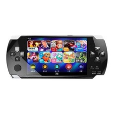 Console rétrogaming szsmart Console rétrogaming X6 4.3 8G avec 10000 jeux - noir