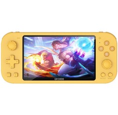 Console rétrogaming szsmart Console gr3000 5.1 ips 12+ simulateurs 8g 3000+ jeu jaune