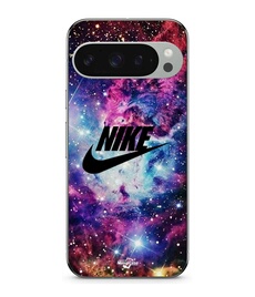 Coque Google Pixel 9 Pro nike logo noir stylé Rose Vif Violet Bleu
