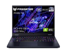 ”Predator Helios 16 PH16-72-799D 16”” WQXGA 240 Hz Intel® Core™ i7 32 Go RA
