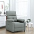 Fauteuil Inclinable Et Pivotant VidaXL - Tissu Jaune Clair - Repose-Pieds - Inclinaison 105-125° - Charge Max 110 Kg