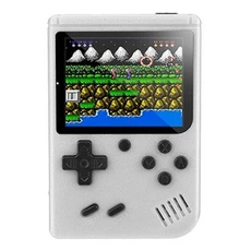 Console rétrogaming techkidz Console émulateur 400 jeux Modèle Rétro Blanc
